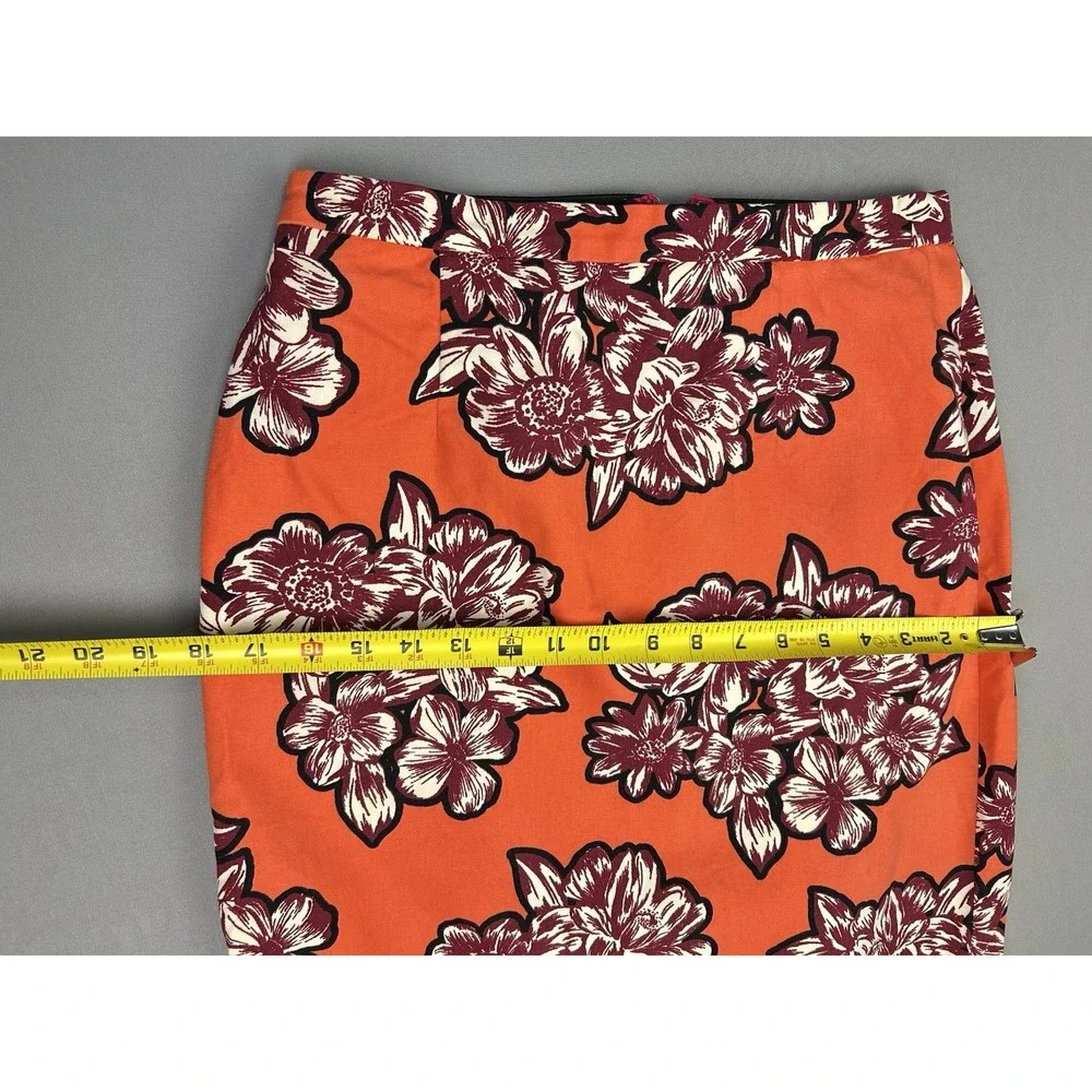 Anthropologie Maeve Women's 4 Bold Floral Salinas Pencil Skirt (Read) - Picture 6 of 12